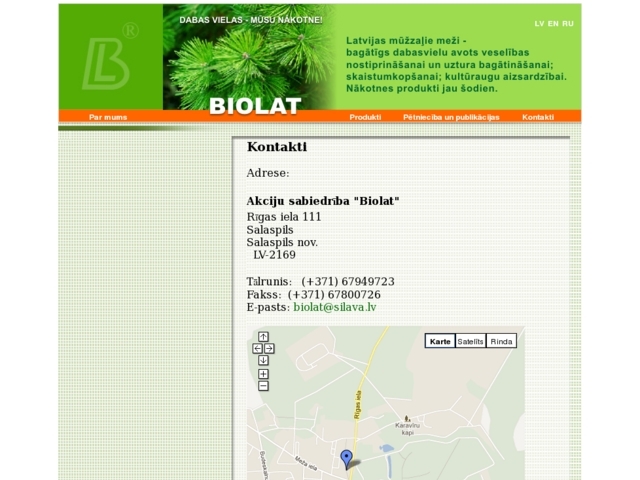 Biolat, AS