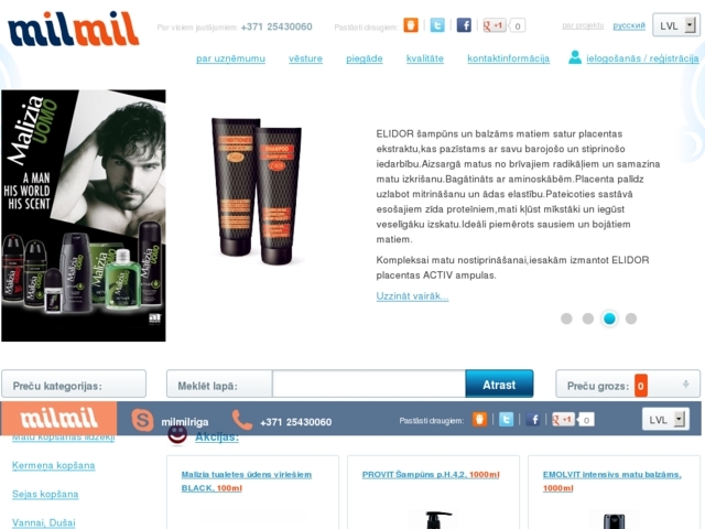 MilMil veikals, AXA, SIA